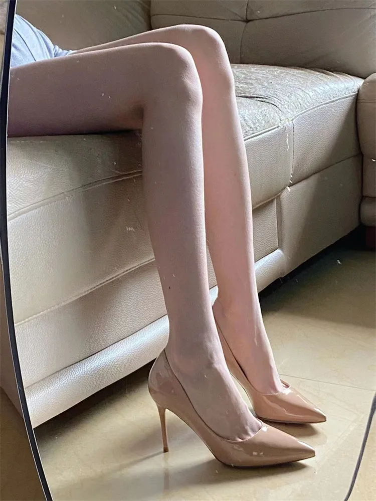 Women's High Heels - Pointed Toe Stiletto Pumps - Nude Color, Comfortable, Professional, Versatile - Spring 2024 Fashion showcase 9