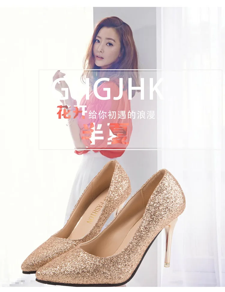 Women's High Heels Sexy Stiletto Pointed Toe Nightclub Shoes Bed Flirting Passion Plus Size Heels Fashion Party Prom Evening Wear showcase 8