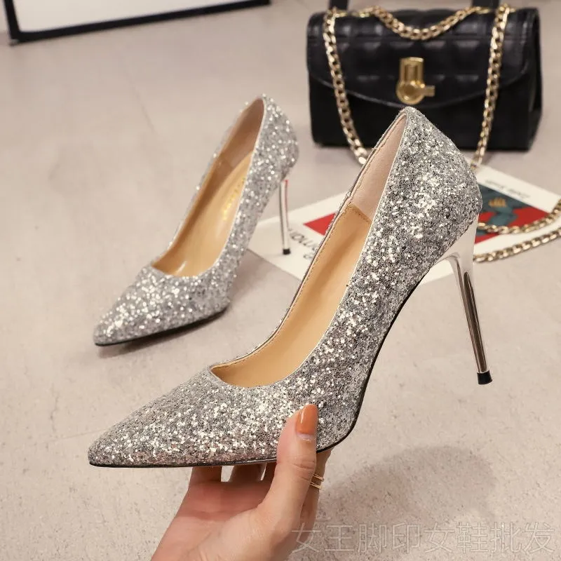 Women's High Heels Sexy Stiletto Pointed Toe Nightclub Shoes Bed Flirting Passion Plus Size Heels Fashion Party Prom Evening Wear thumbnail 4