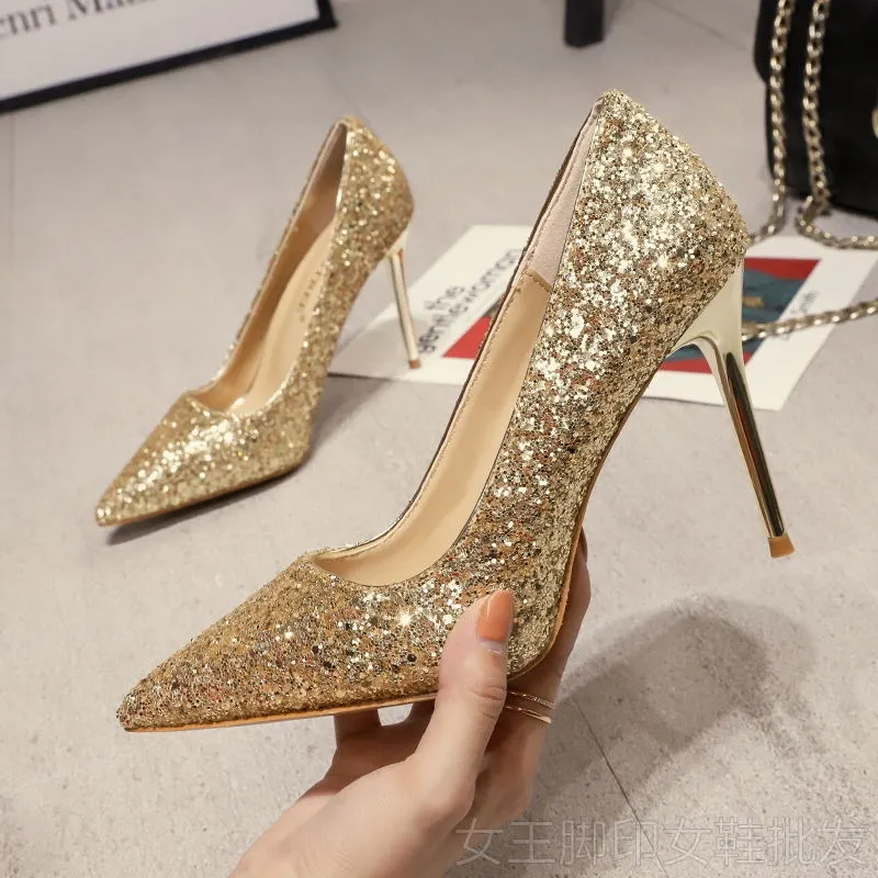 Women's High Heels Sexy Stiletto Pointed Toe Nightclub Shoes Bed Flirting Passion Plus Size Heels Fashion Party Prom Evening Wear thumbnail 7
