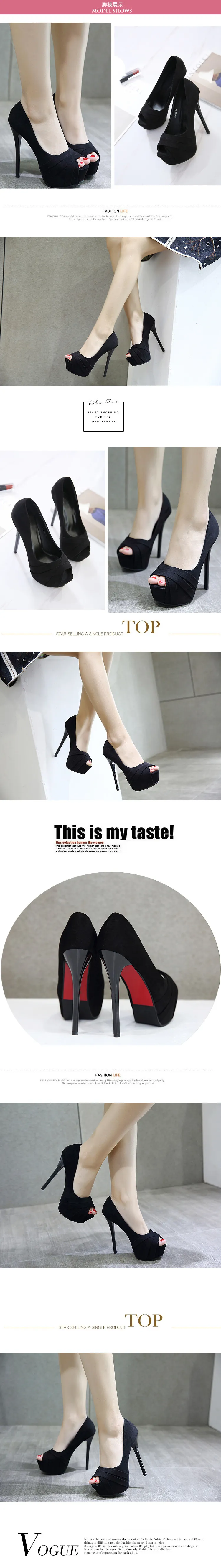 Women's Super High Heel Platform Sandals - Waterproof Fish Mouth Flats, Comfortable Evening Party Shoes, Sizes 34-39 showcase 3