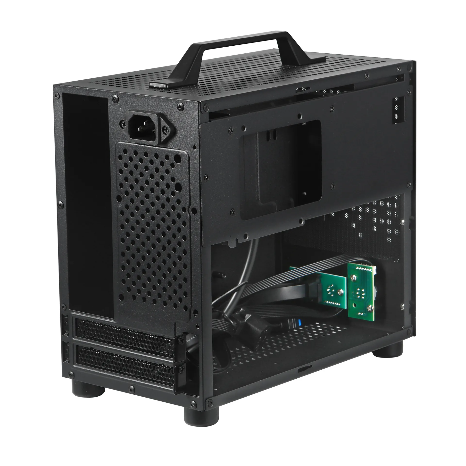 SKTC A17 SGCC Mini ITX PC Case, Small Form Factor Chassis, Supports SFX Power Supply, 21cm Graphics Card for Desktop Computer thumbnail 4