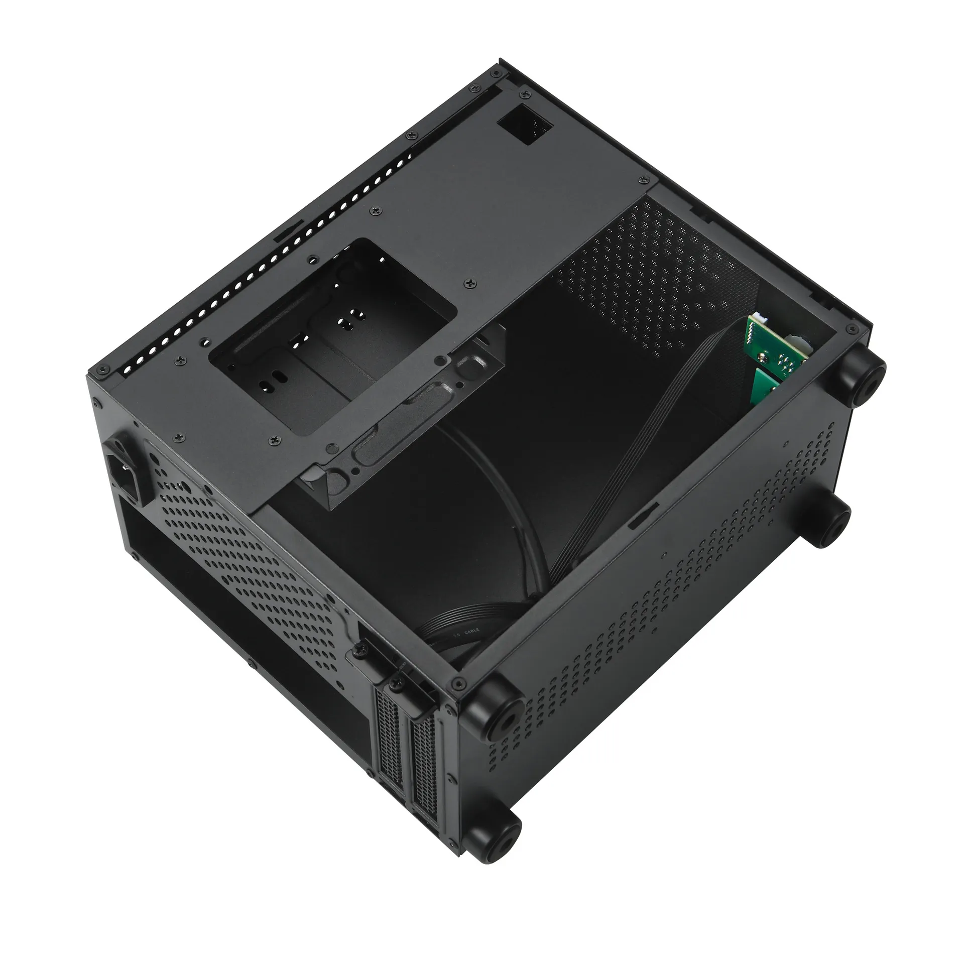 SKTC A17 SGCC Mini ITX PC Case, Small Form Factor Chassis, Supports SFX Power Supply, 21cm Graphics Card for Desktop Computer thumbnail 5