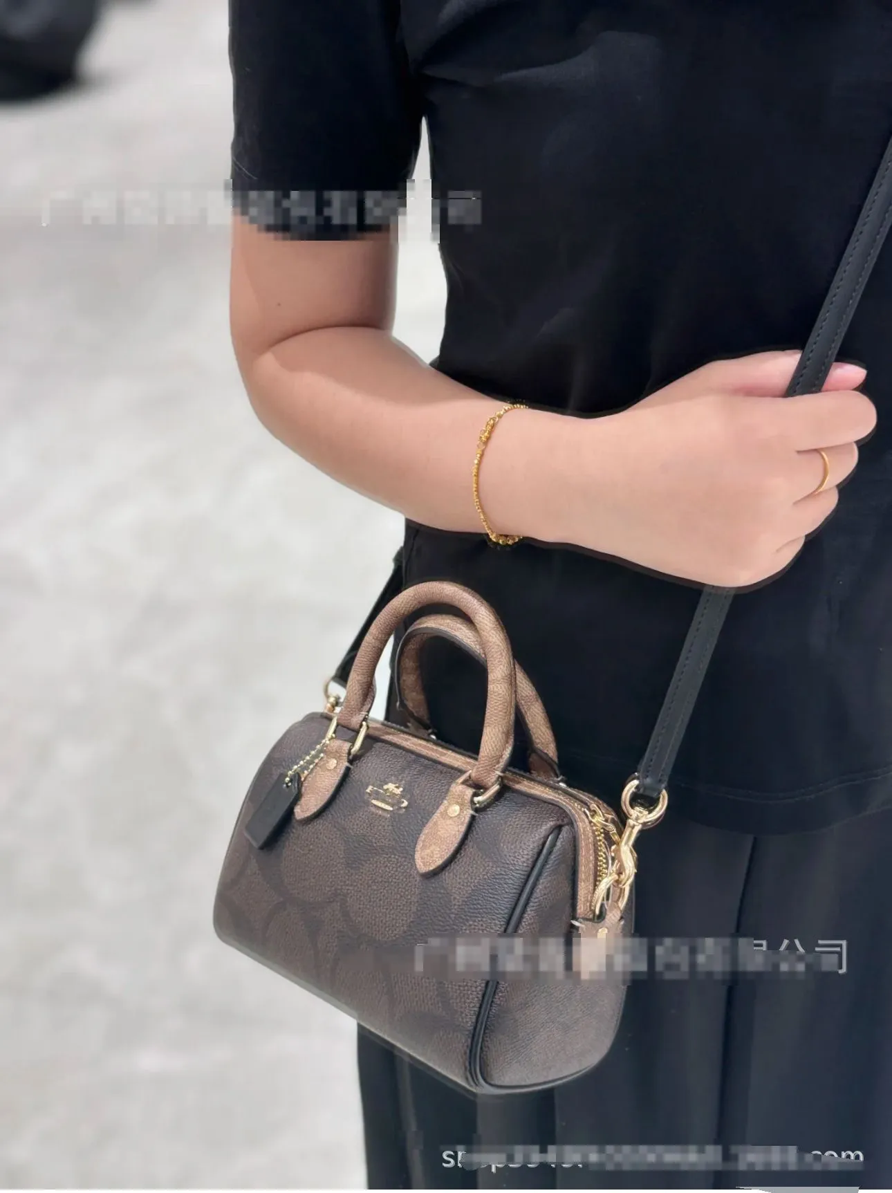 Vintage Floral Mini Boston Bag for Women - Fashion Single Shoulder Crossbody Handbag Classic Pillow Design Elegant Purse thumbnail 9