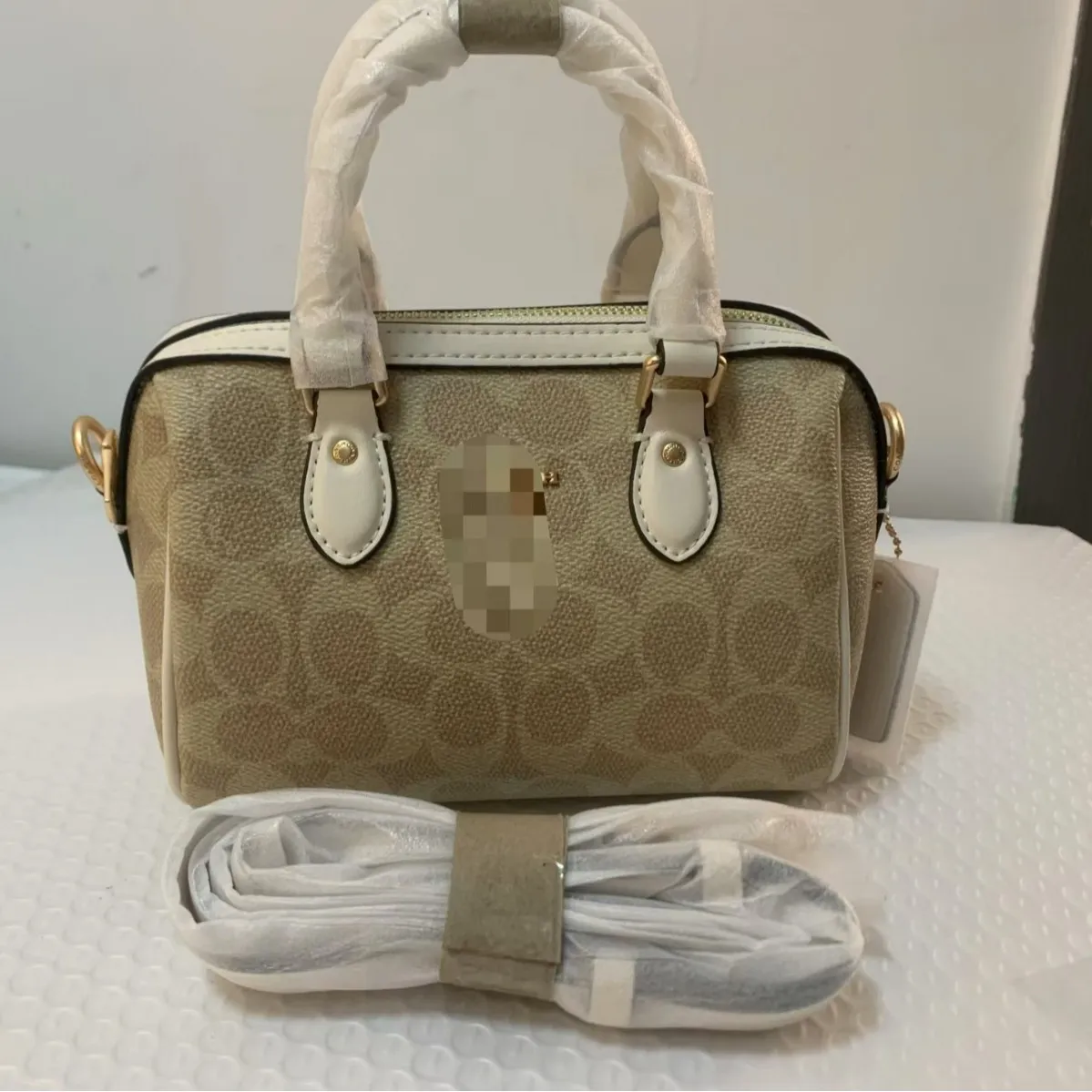 Vintage Floral Mini Boston Bag for Women - Fashion Single Shoulder Crossbody Handbag Classic Pillow Design Elegant Purse thumbnail 3
