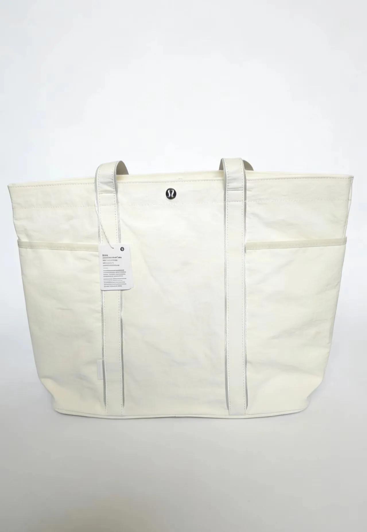 Women's Large Canvas Tote Bag with Multiple Pockets - Waterproof 20L Yoga Handbag for Daily Use, Travel, and Gym thumbnail 6