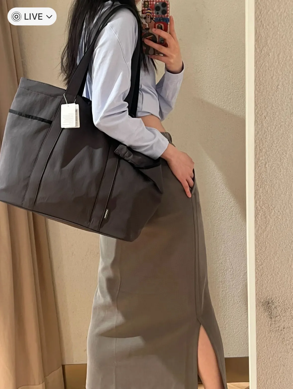 Women's Large Canvas Tote Bag with Multiple Pockets - Waterproof 20L Yoga Handbag for Daily Use, Travel, and Gym showcase 19