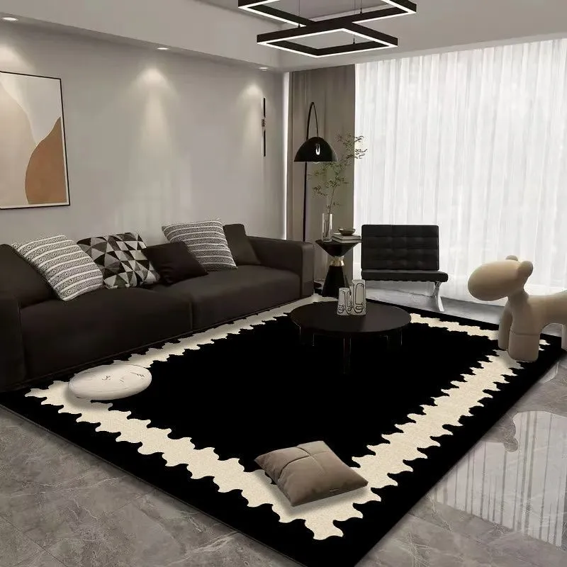 Large Area Living Room Carpet Cuttable Sofa Coffee Table Blanket High-End Full-Cover Study Bedroom Entrance Door Mat Rug