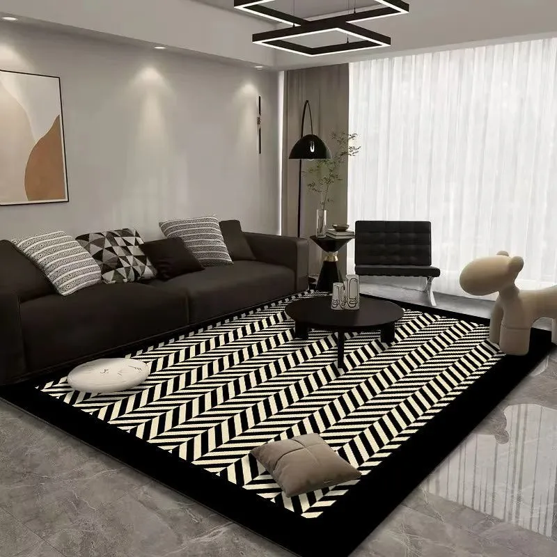Large Area Living Room Carpet Cuttable Sofa Coffee Table Blanket High-End Full-Cover Study Bedroom Entrance Door Mat Rug showcase 7