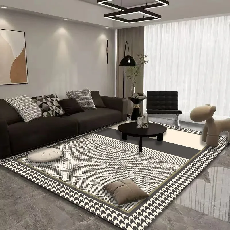 Large Area Living Room Carpet Cuttable Sofa Coffee Table Blanket High-End Full-Cover Study Bedroom Entrance Door Mat Rug showcase 8
