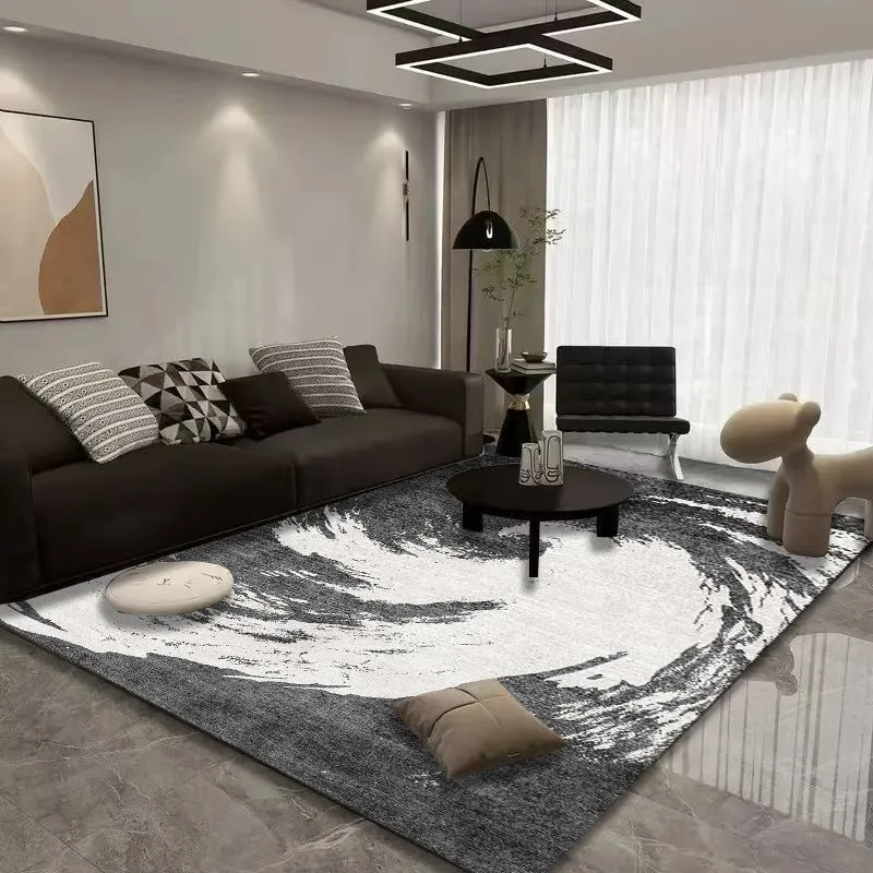 Large Area Living Room Carpet Cuttable Sofa Coffee Table Blanket High-End Full-Cover Study Bedroom Entrance Door Mat Rug thumbnail 9
