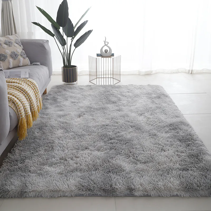 Nordic Style Plush Carpet for Bedroom Living Room - Full Coverage Floor Mat, Bedside Rug, Coffee Table Blanket - Soft, Comfortable, Internet-Famous Design