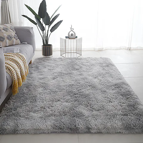 Nordic Style Plush Carpet for Bedroom Living Room - Full Coverage Floor Mat, Bedside Rug, Coffee Table Blanket - Soft, Comfortable, Internet-Famous Design