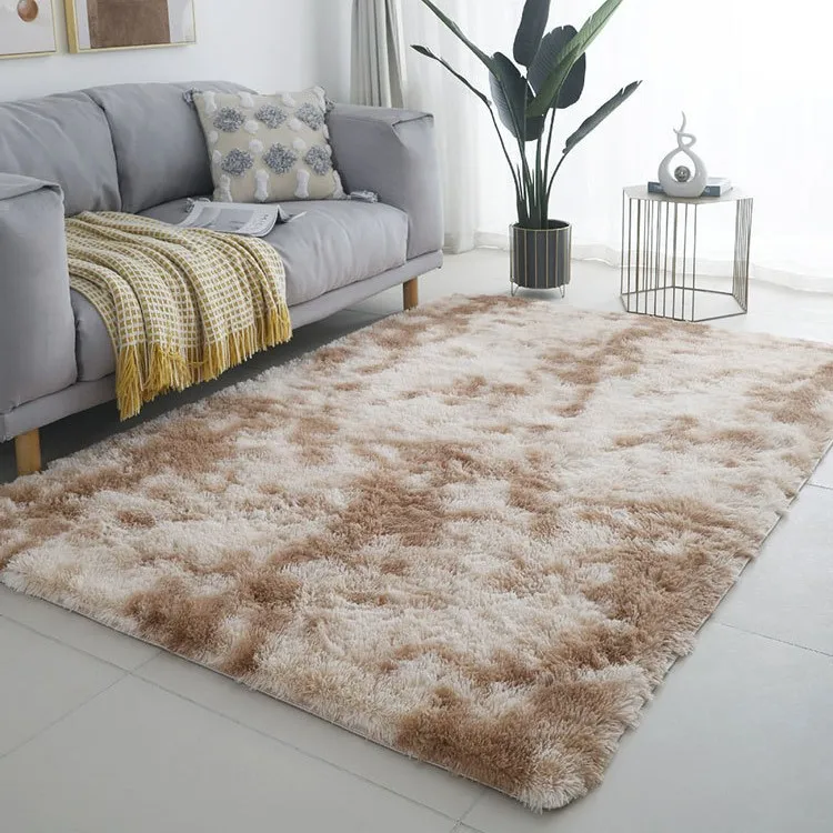 Nordic Style Plush Carpet for Bedroom Living Room - Full Coverage Floor Mat, Bedside Rug, Coffee Table Blanket - Soft, Comfortable, Internet-Famous Design thumbnail 7