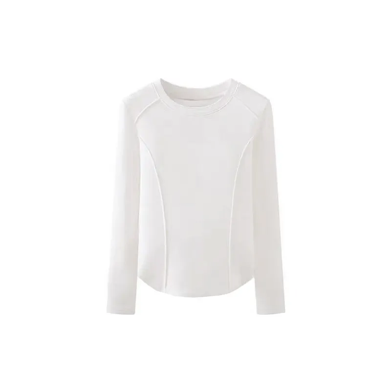 Men's Slim Fit Long Sleeve T-Shirt - Stylish Cotton Blend Casual Top for Autumn/Winter - Trendy Design, Versatile Inner Wear thumbnail 5