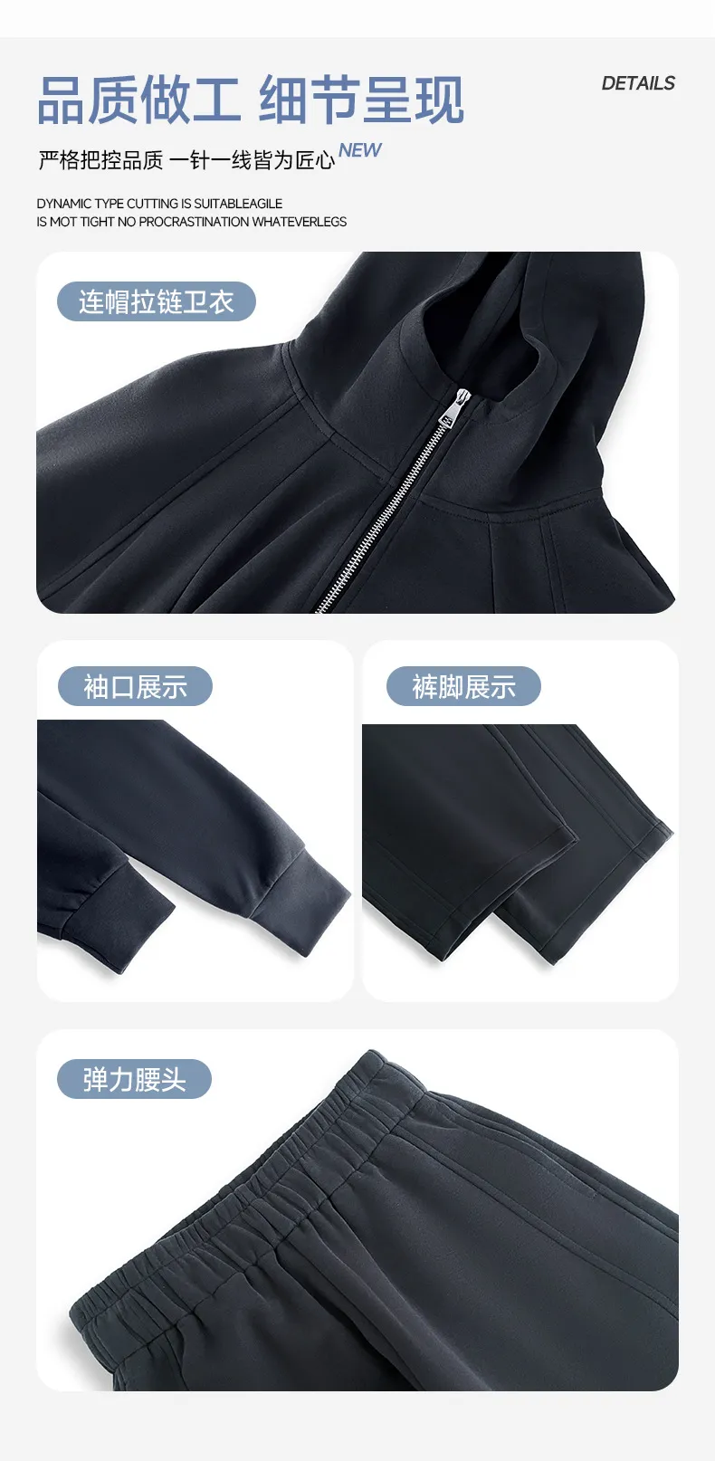 Women's Two-Piece Sportswear Set: Spring/Fall Draped Wide-Leg Sweatpants & Casual Sweatshirt - Fashionable Winter Outerwear Tracksuit for Ladies showcase 6