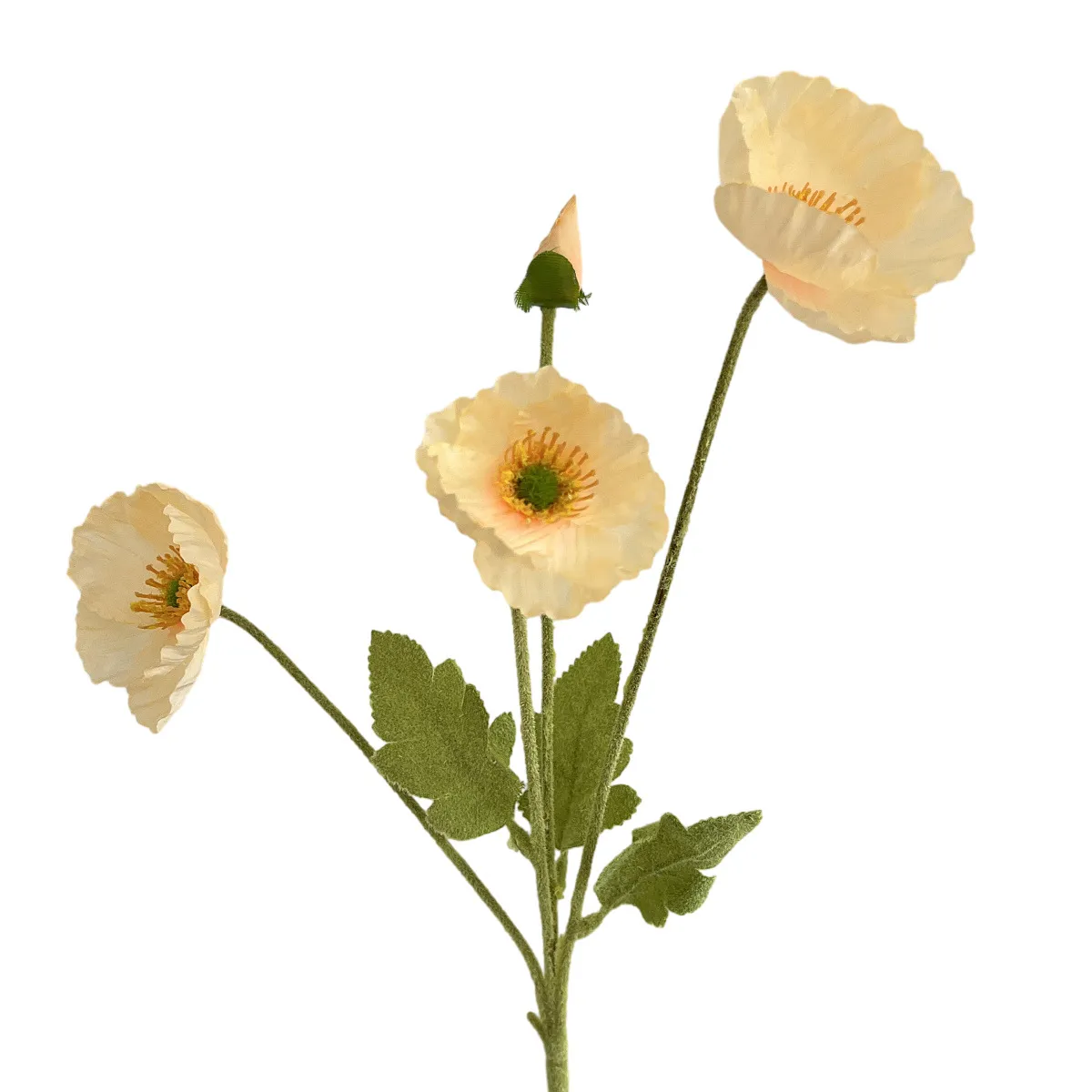 Artificial Poppy Flowers for Home Wedding Decoration - Realistic Silk Poppies, Photography Props, Net Red Style, Floral Arrangement thumbnail 5