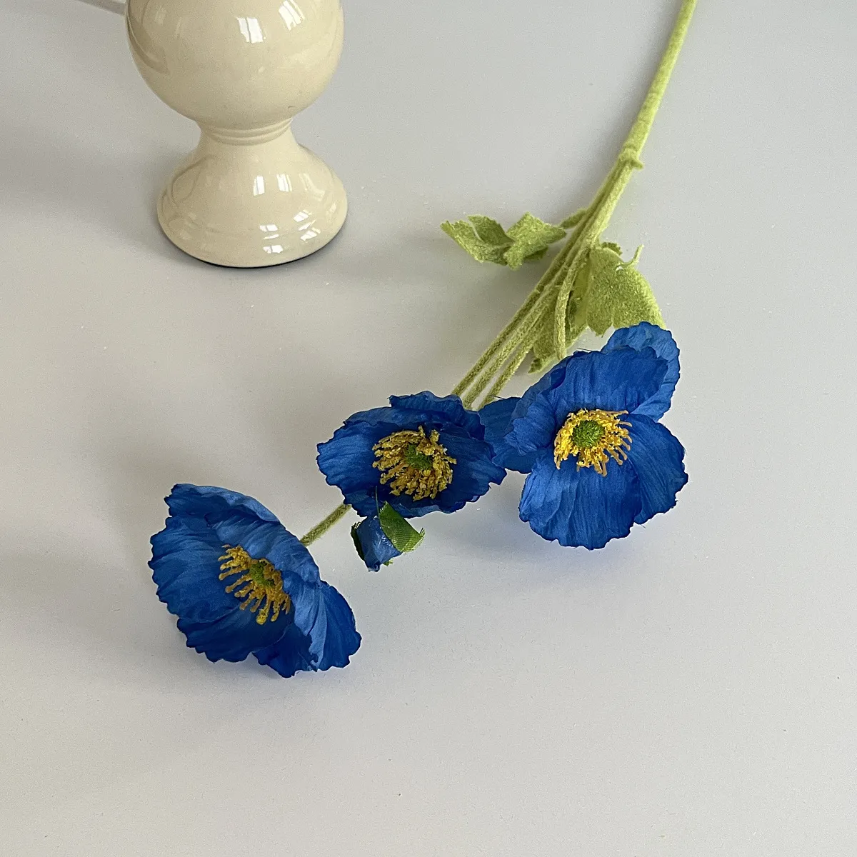 Artificial Poppy Flowers for Home Wedding Decoration - Realistic Silk Poppies, Photography Props, Net Red Style, Floral Arrangement thumbnail 10