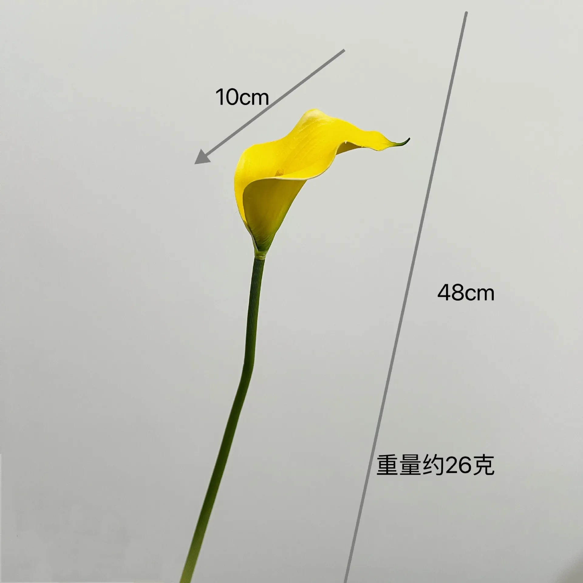 Artificial Calla Lily Flowers for Wedding Home Decoration - Single Stem Real Touch Faux Floral Arrangement Accessories Photography Props thumbnail 8