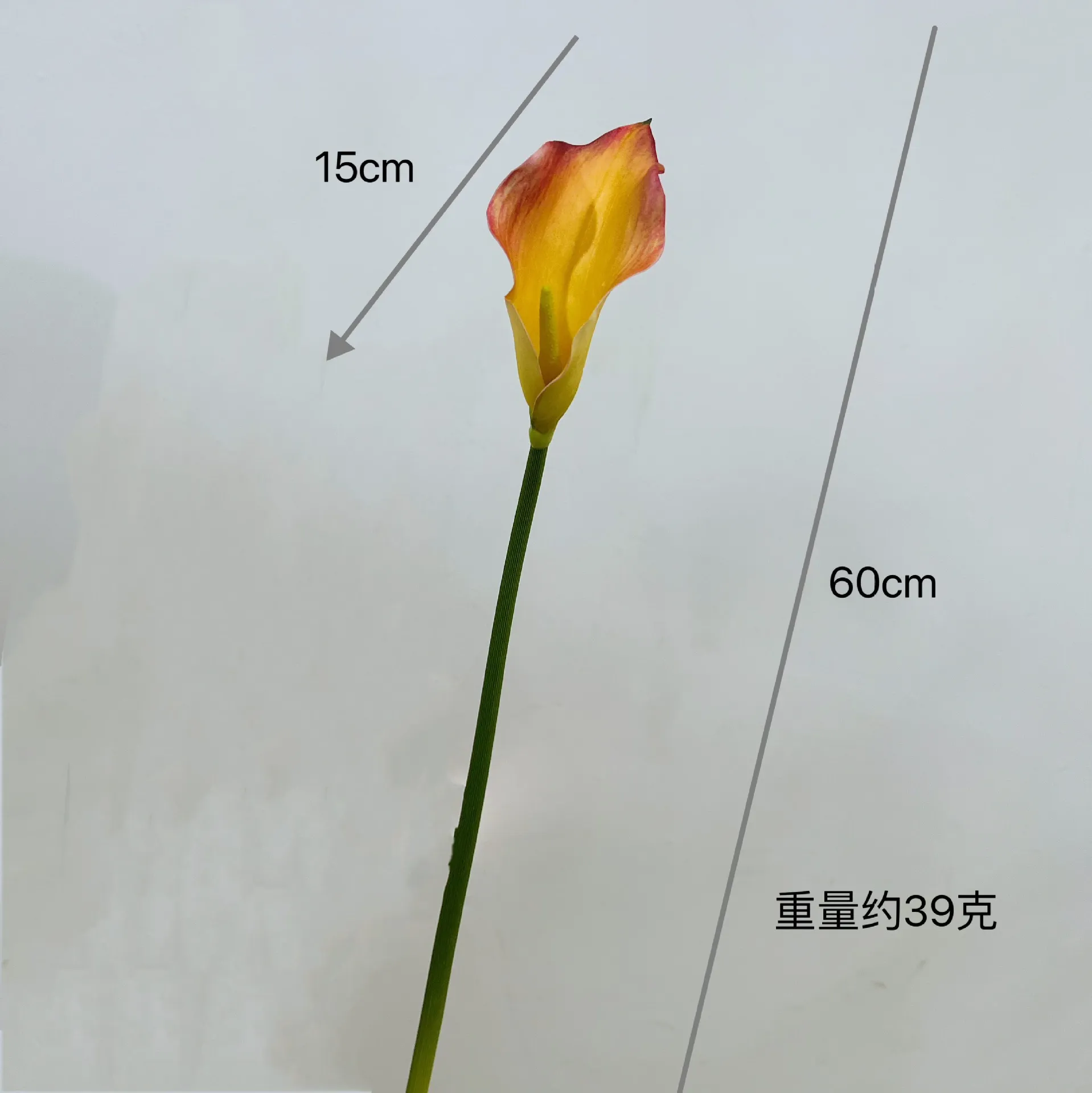Artificial Calla Lily Flowers for Wedding Home Decoration - Single Stem Real Touch Faux Floral Arrangement Accessories Photography Props thumbnail 10