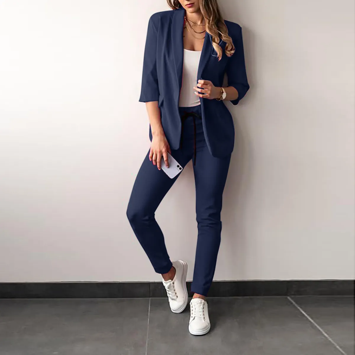 Women's Casual Fashion Suit Set 2023 - Trendy Two-Piece Outfit for Ladies, Perfect for Everyday Wear and Special Occasions showcase 16