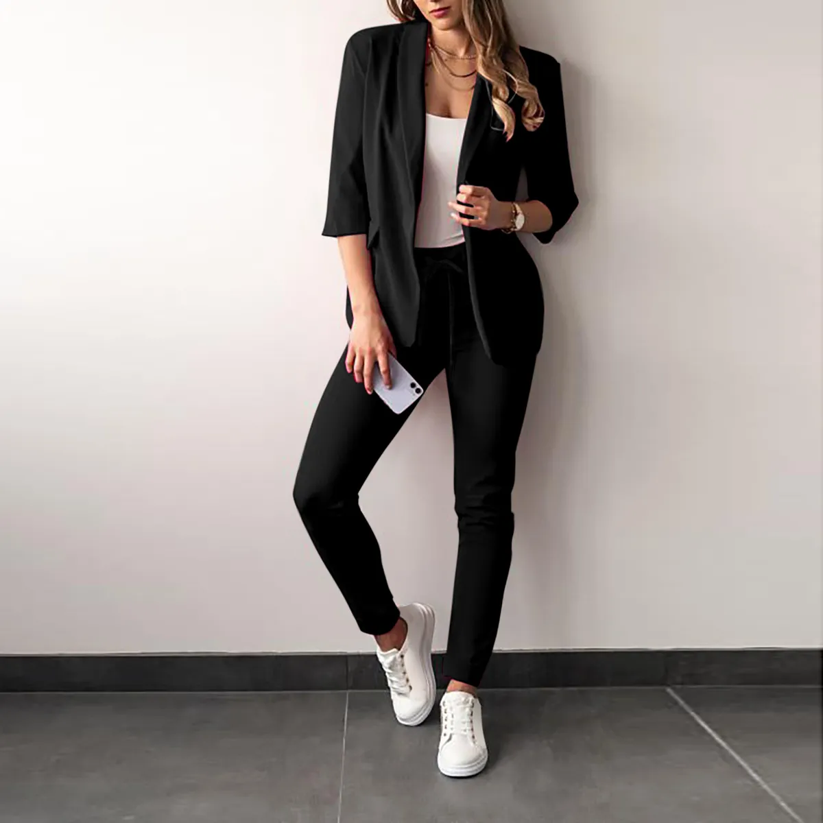 Women's Casual Fashion Suit Set 2023 - Trendy Two-Piece Outfit for Ladies, Perfect for Everyday Wear and Special Occasions showcase 10