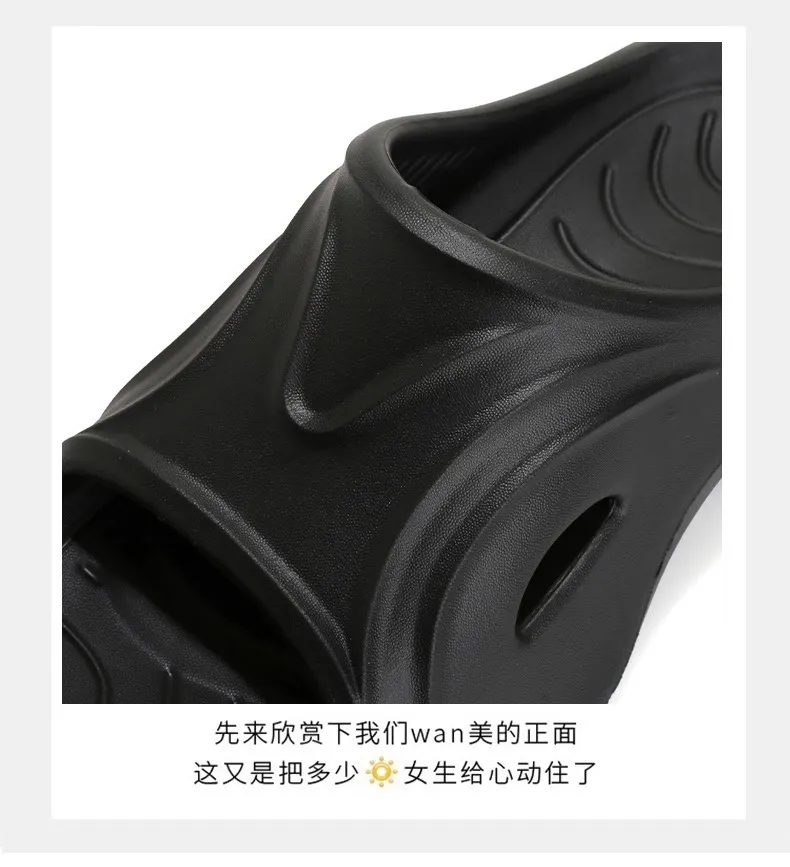 Women's Thick Sole Summer Sandals EVA Platform Height Increasing Anti-Slip Fashionable Home Slippers Student Style Soft Sole Beach Shoes showcase 5