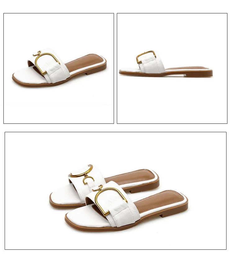 Women's Summer Fashion Slides Sandals - Chic, Comfortable, and Trendy Flat Shoes for Outdoor Wear - 2024 New Arrival showcase 15