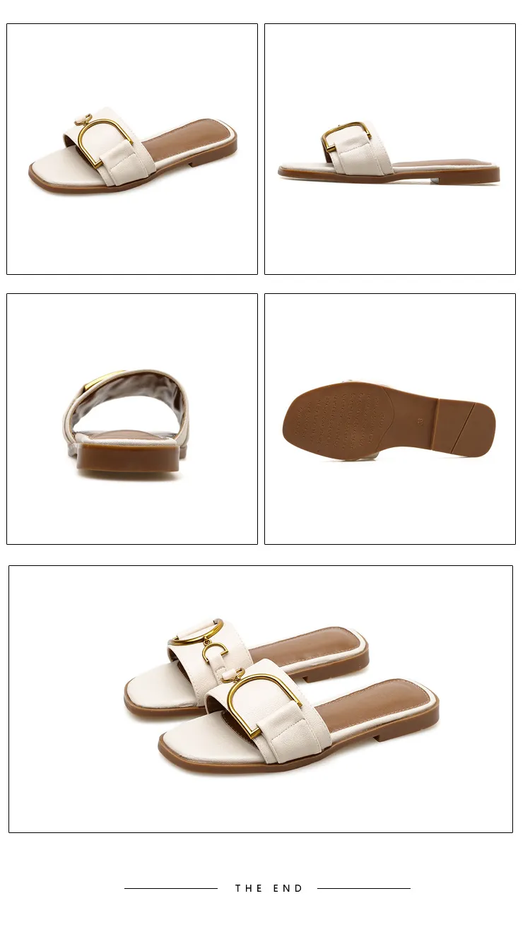 Women's Summer Fashion Slides Sandals - Chic, Comfortable, and Trendy Flat Shoes for Outdoor Wear - 2024 New Arrival showcase 16