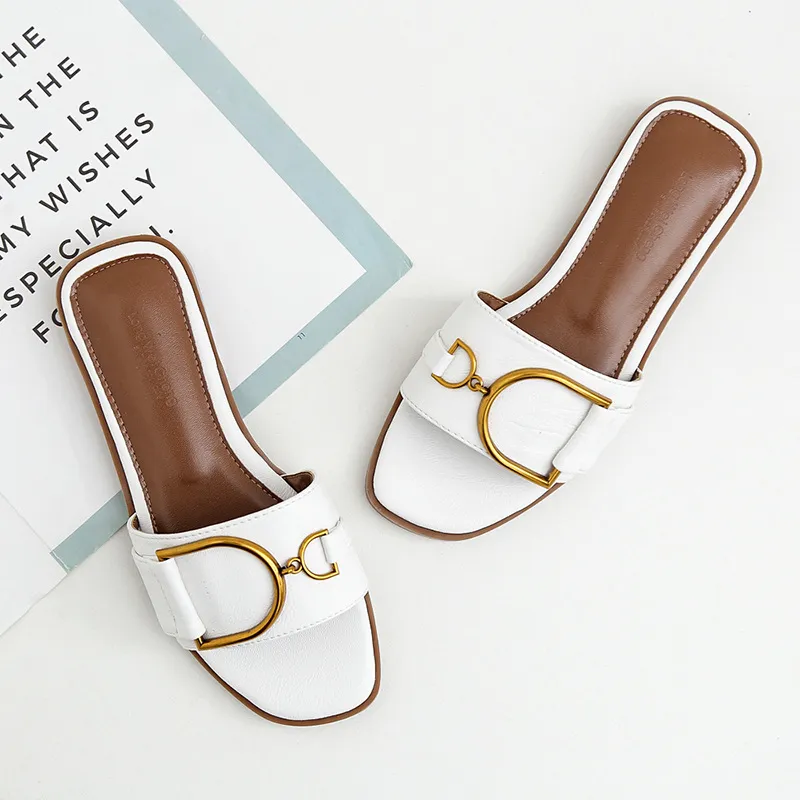 Women's Summer Fashion Slides Sandals - Chic, Comfortable, and Trendy Flat Shoes for Outdoor Wear - 2024 New Arrival thumbnail 7