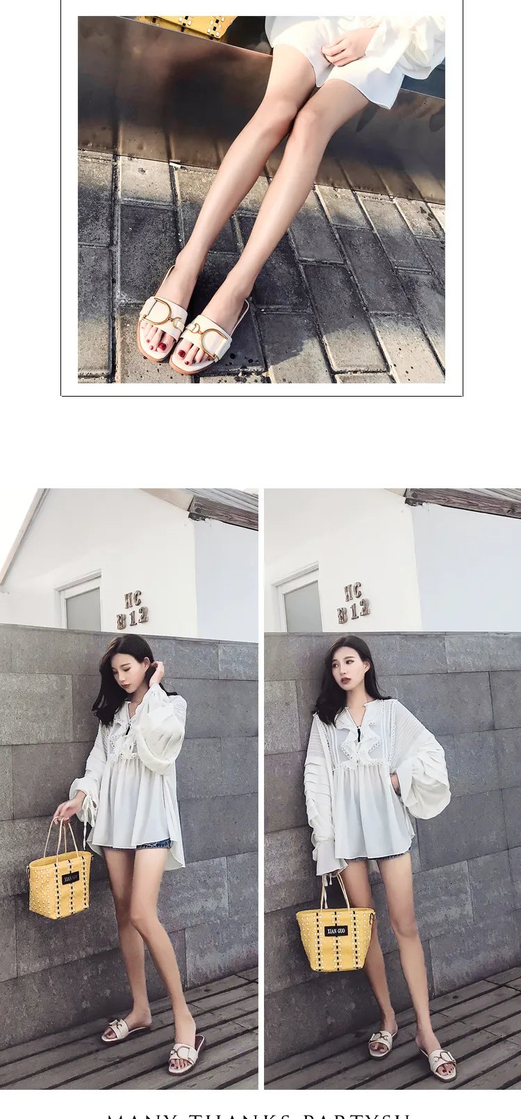 Women's Summer Fashion Slides Sandals - Chic, Comfortable, and Trendy Flat Shoes for Outdoor Wear - 2024 New Arrival showcase 10