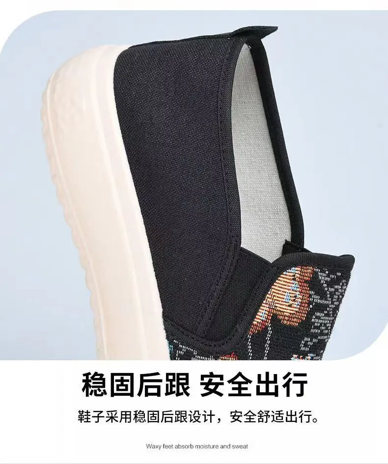 Women's Canvas Loafers Slip-On Shoes - 2024 New Fashion Breathable Comfortable Casual All-Match Sneakers for Ladies showcase 8