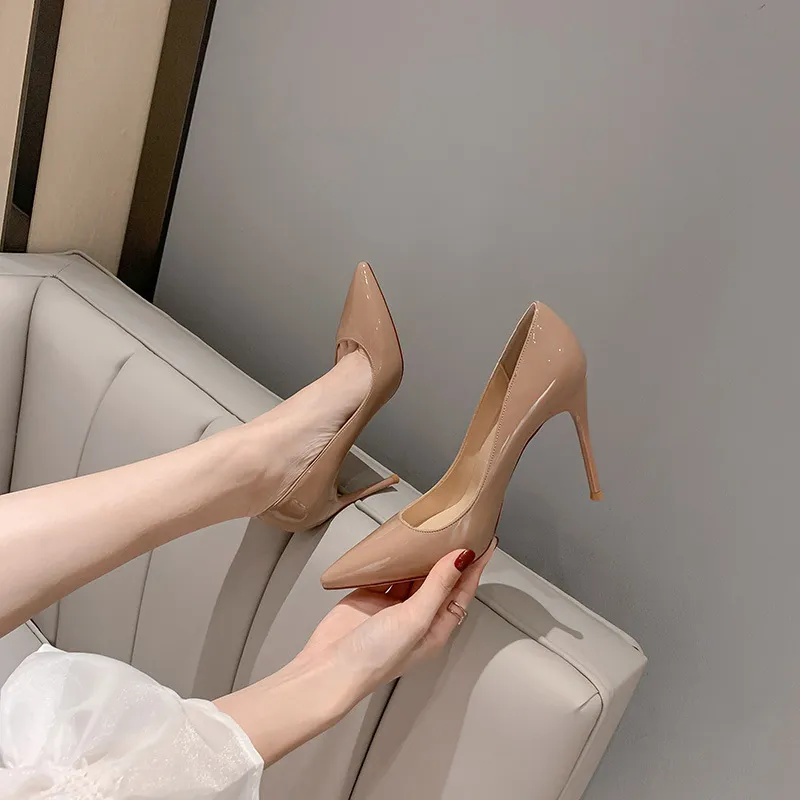 Women's High Heels - Elegant Fashion Stilettos, Comfortable Shallow Mouth Court Shoes, Large Size Available - Perfect for Parties, Weddings, and Special Occasions thumbnail 4