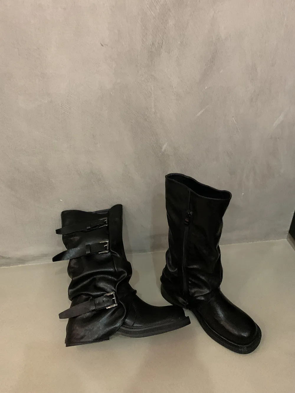 Women's Retro Western Ankle Boots - Denim Style, Chunky Heel, Mid-Calf Length - Fashionable Knight Boots for Autumn/Winter showcase 13