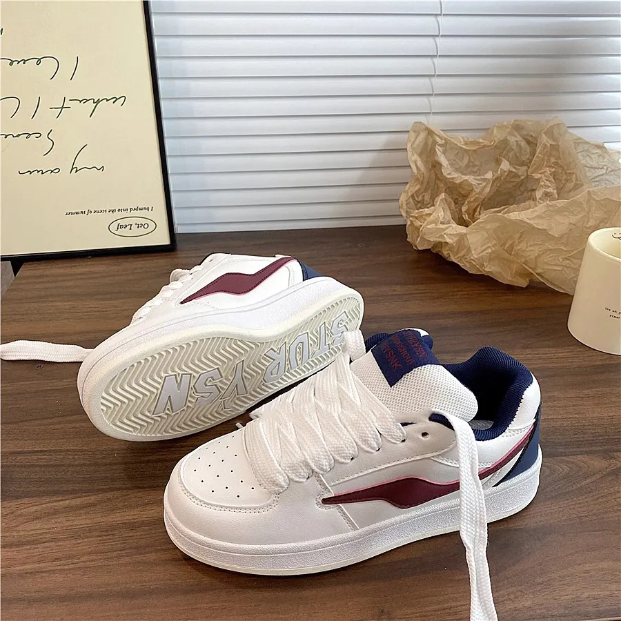 Women's Thick Sole Sneakers Trendy Fashion 2025 Spring Autumn New Arrival Sports Casual Shoes All-Match Bread Shoes Niche Design showcase 6