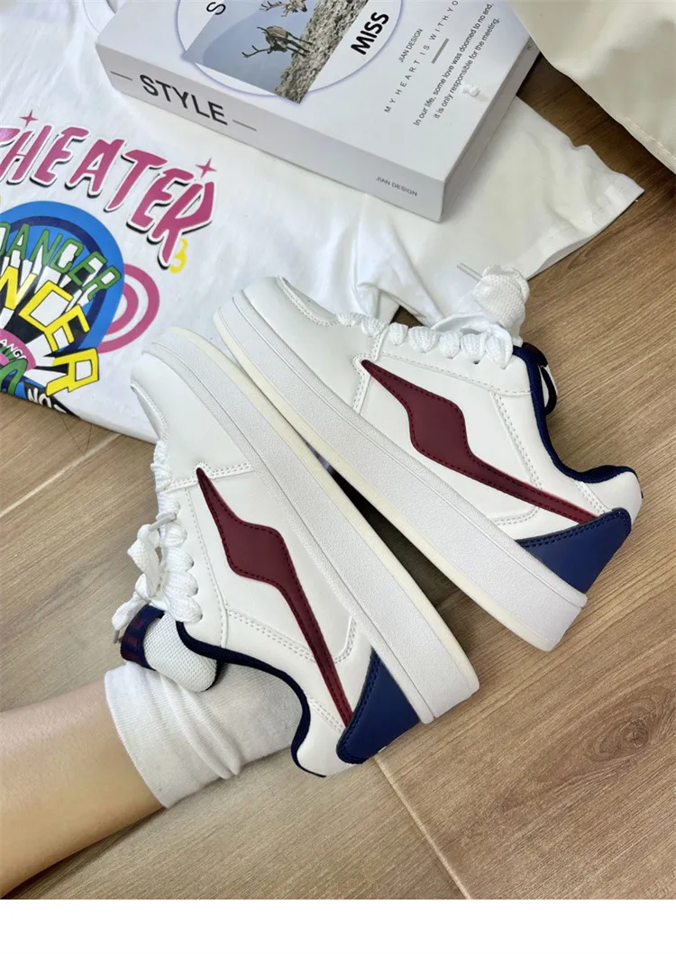 Women's Thick Sole Sneakers Trendy Fashion 2025 Spring Autumn New Arrival Sports Casual Shoes All-Match Bread Shoes Niche Design showcase 19