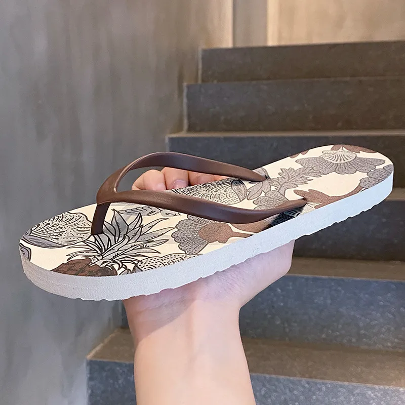 Women's Summer Flip Flops - Fashionable Flat Sandals for Beach, Outdoor, and Casual Wear - Comfortable and Stylish Slides thumbnail 8