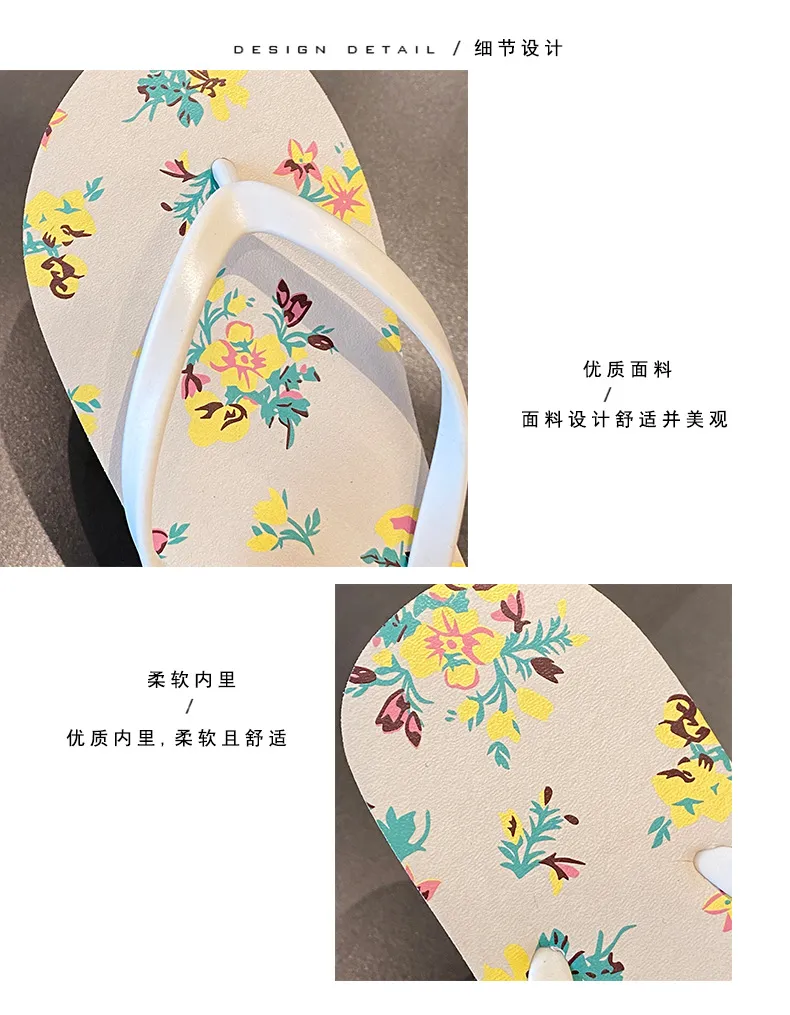 Women's Summer Flip Flops - Fashionable Flat Sandals for Beach, Outdoor, and Casual Wear - Comfortable and Stylish Slides showcase 3