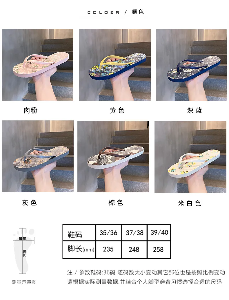 Women's Summer Flip Flops - Fashionable Flat Sandals for Beach, Outdoor, and Casual Wear - Comfortable and Stylish Slides showcase 2