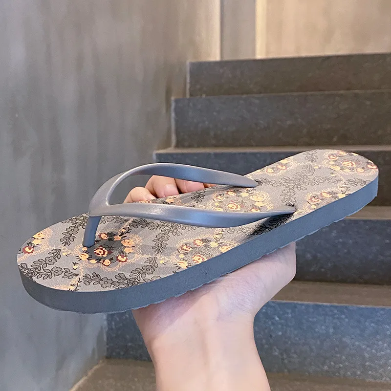 Women's Summer Flip Flops - Fashionable Flat Sandals for Beach, Outdoor, and Casual Wear - Comfortable and Stylish Slides thumbnail 7