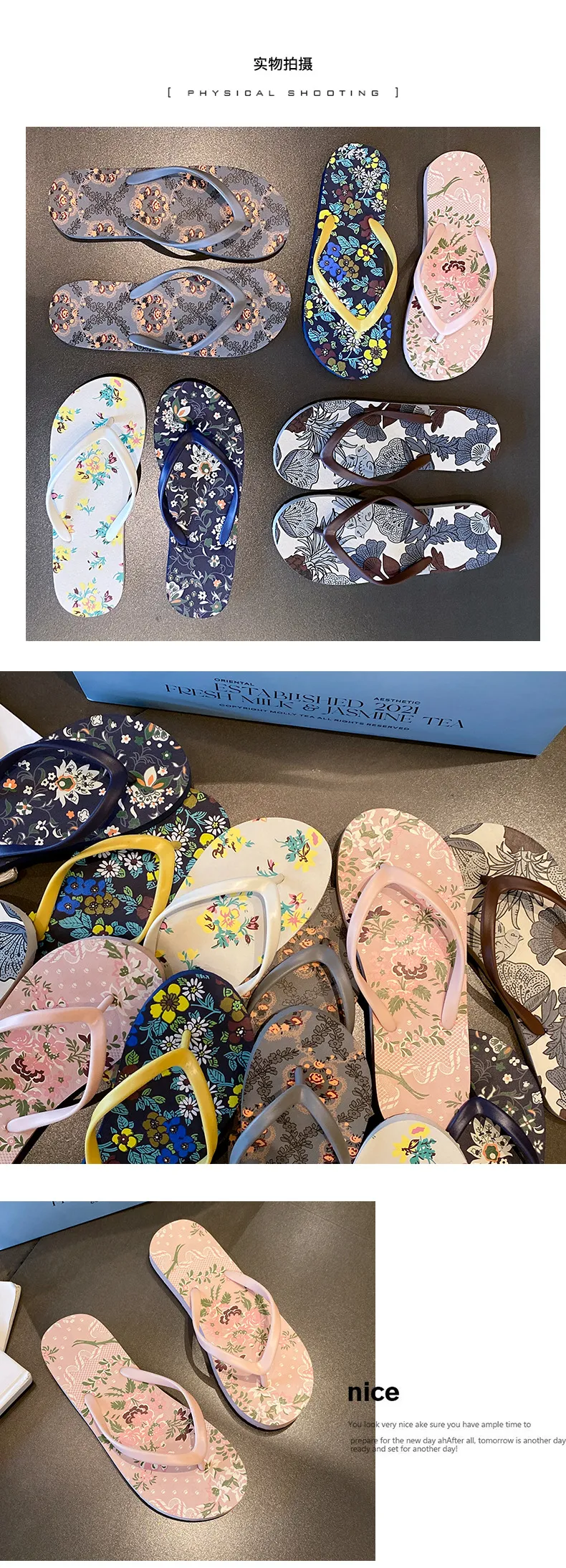 Women's Summer Flip Flops - Fashionable Flat Sandals for Beach, Outdoor, and Casual Wear - Comfortable and Stylish Slides showcase 5
