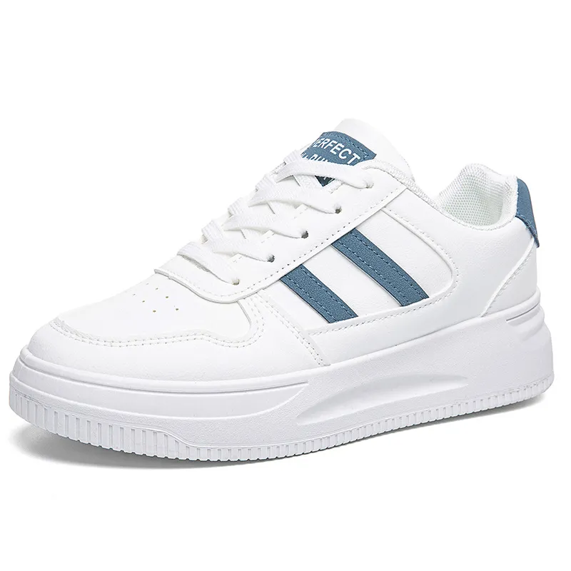 Women's White Sneakers - 2024 Spring Fashion Sports Shoes - Versatile Casual Student Style - Comfortable Walking, Running, Everyday Wear thumbnail 5