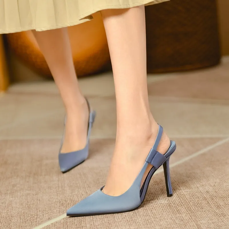 Women's High Heels Stiletto Sandals - Sexy Pointed Toe Hollow Out Elegant Party Shoes - Summer Fashion for Ladies showcase 7