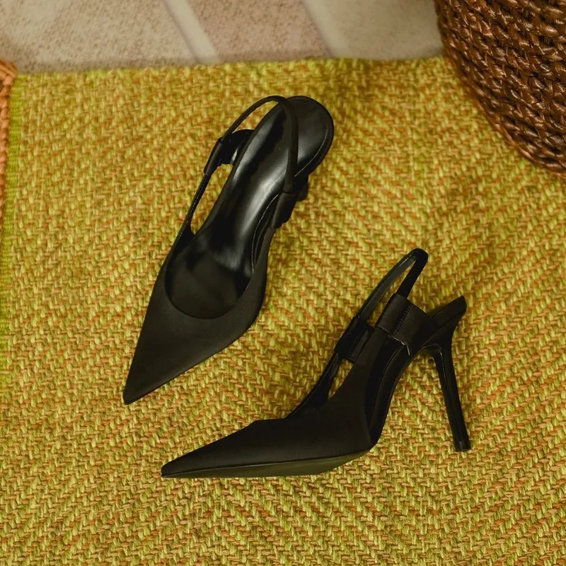 Women's High Heels Stiletto Sandals - Sexy Pointed Toe Hollow Out Elegant Party Shoes - Summer Fashion for Ladies thumbnail 6