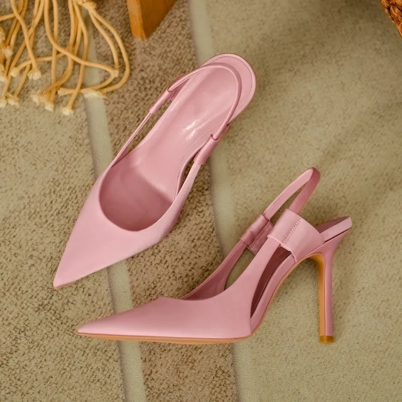 Women's High Heels Stiletto Sandals - Sexy Pointed Toe Hollow Out Elegant Party Shoes - Summer Fashion for Ladies showcase 10