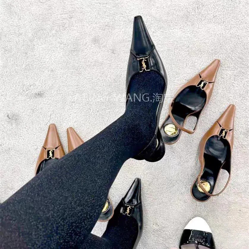 Women's Stiletto High Heel Sandals - Patent Leather Buckle Dress Shoes - Spring Fashion, Versatile Work Clothing, Comfortable & Stylish thumbnail 2