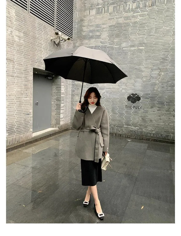 Women's Elegant Silk Commuter Shoes with Rhinestone Square Buckle - Evening Style Mid Heel Court Shoes for Ladies showcase 6