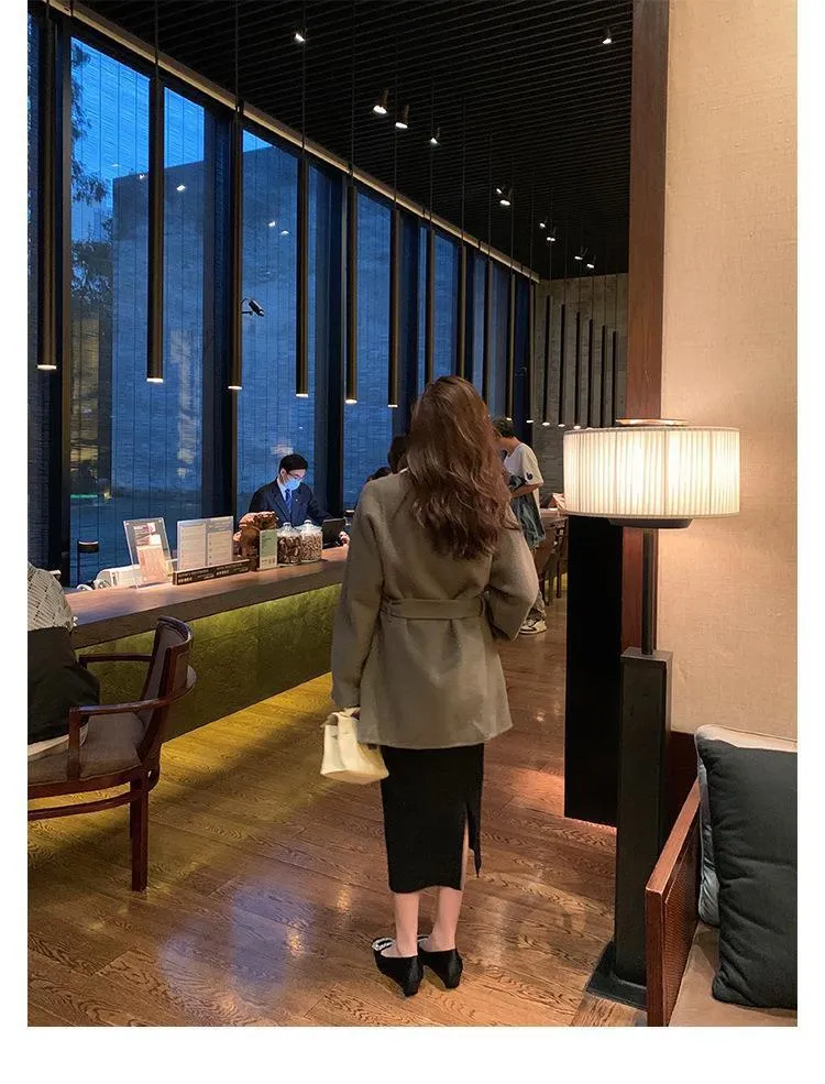 Women's Elegant Silk Commuter Shoes with Rhinestone Square Buckle - Evening Style Mid Heel Court Shoes for Ladies showcase 9