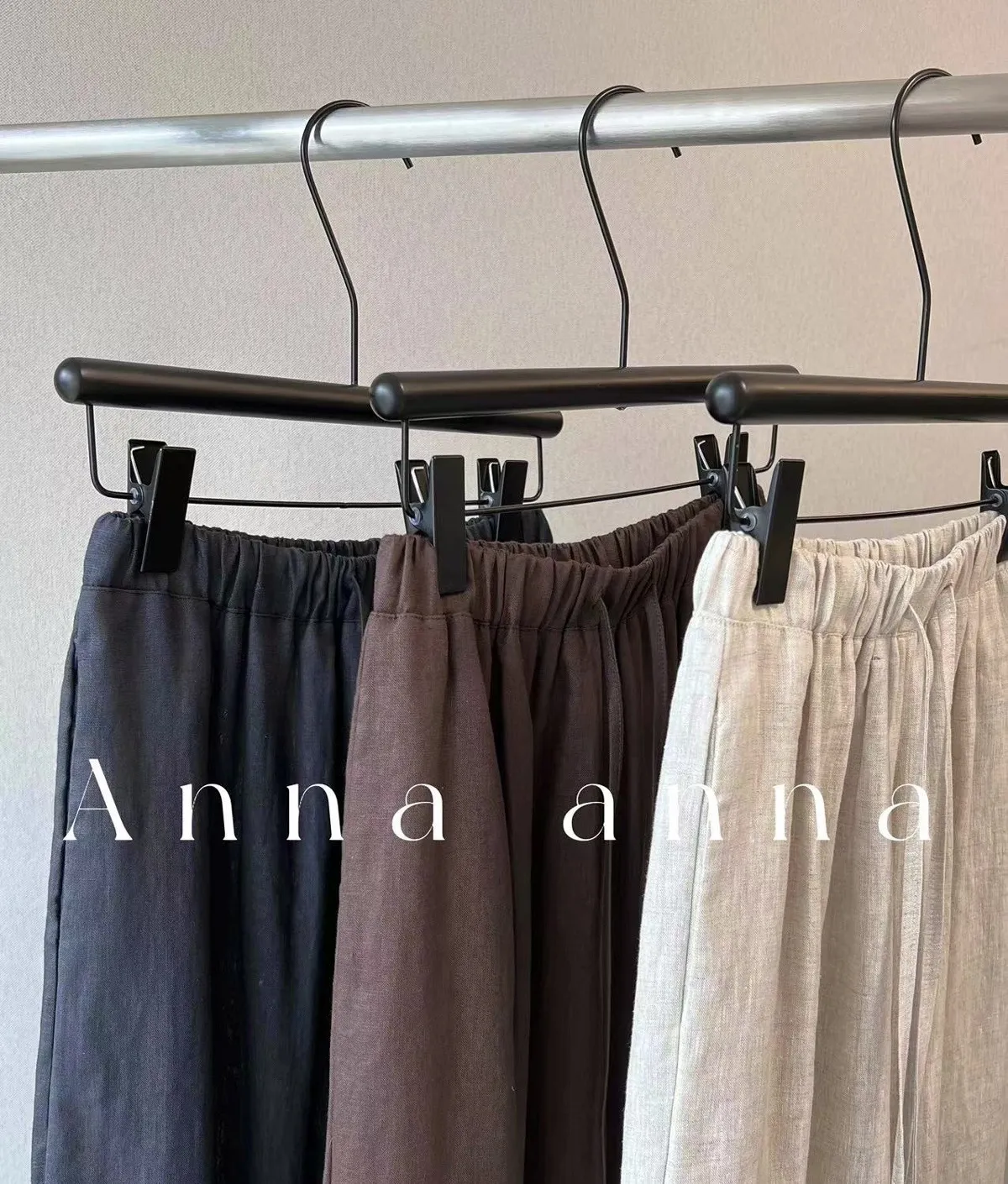 Women's Wide Leg Linen Pants - Tencel Ramie Blend - Summer Casual Trousers - Loose Fit, Comfortable, Stylish - Popular Wutong Style showcase 9