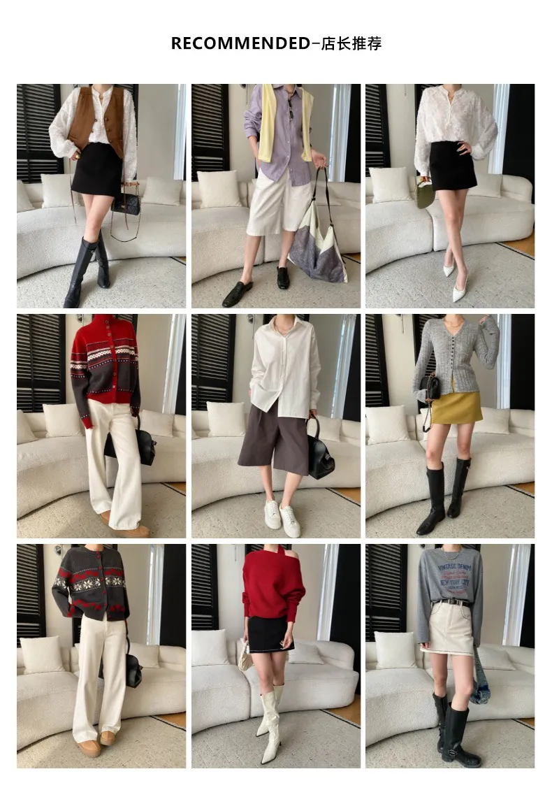 Women's V-Neck Knitted Sweater Cross Design Slim Fit Fashionable Pullover Top Elegant Blogger Style Jumper for Ladies showcase 5